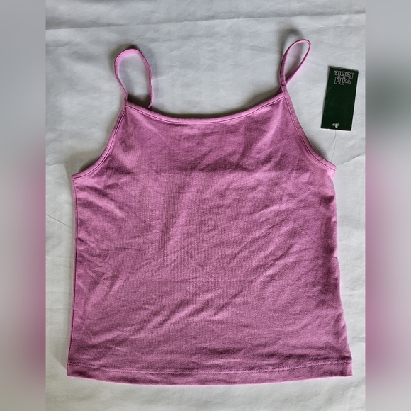 Bundle of 2 girls casual tops spaghetti strap tanks camisoles sz Medium NWT - Picture 6 of 11